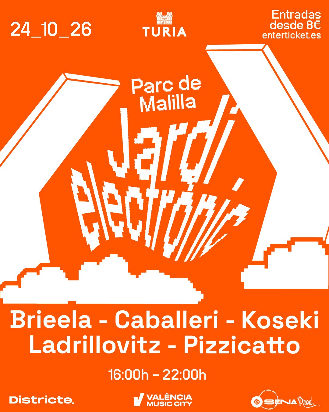 Cartel de Jardí Electrònic del 24 de octubre de 2026 en el Parc de Malilla